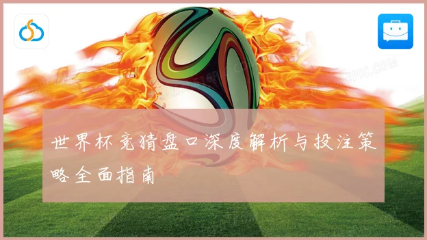 世界杯竞猜盘口深度解析与投注策略全面指南